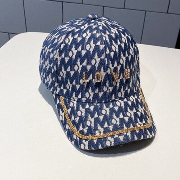 Casquette femme love A2579 bleu foncé