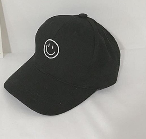 Casquette pour enfants Smile noir