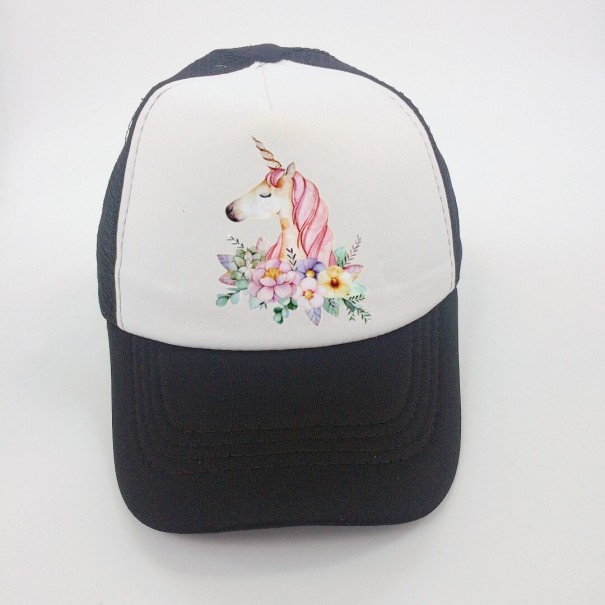 Casquette pour enfants Unicorn noir