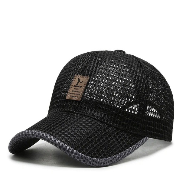 Casquette respirante noir