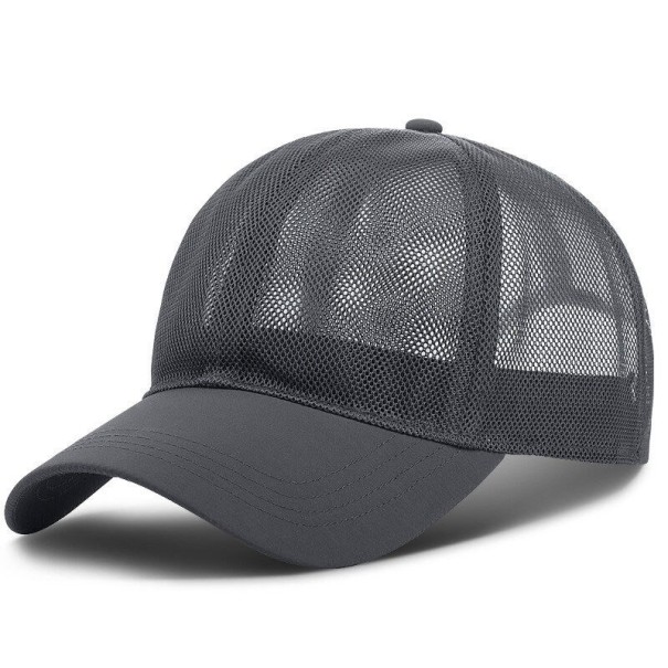 Casquette respirante T273 gris foncé