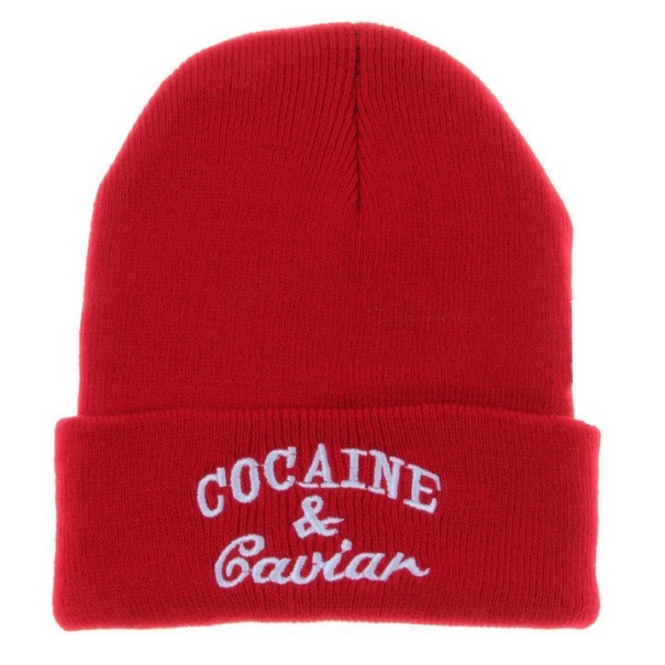 Casquette stylée avec impression amusante J2738 rouge