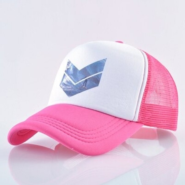 Casquette Trucker avec surfeur rose foncé