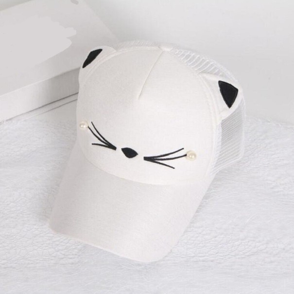 Casquette trucker pour enfants T903 blanc