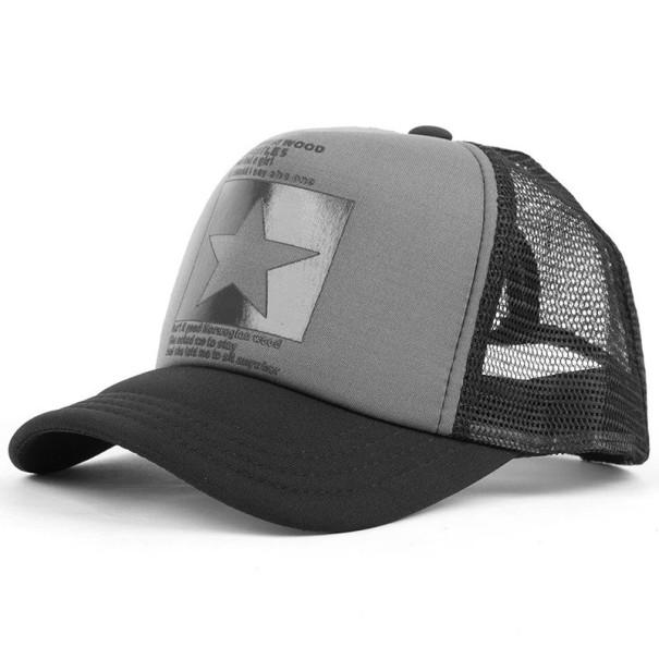 Casquette trucker pour homme avec étoile 2