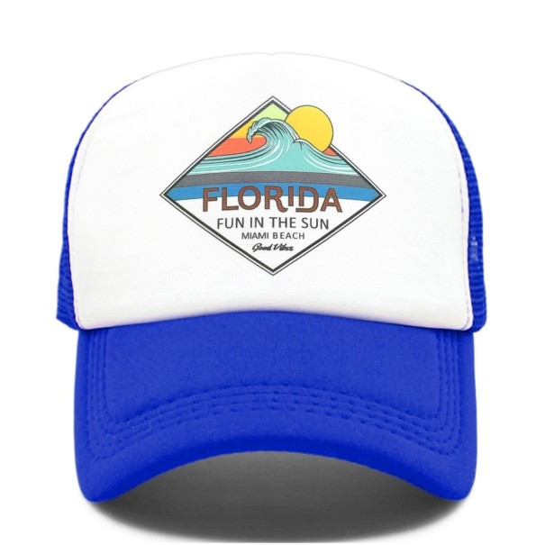 Casquette Trucker T168 bleu