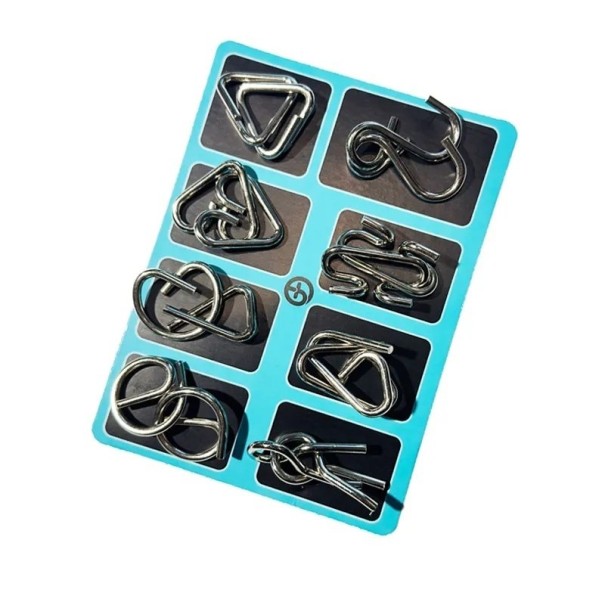 Casse-têtes en métal 8 pcs 1