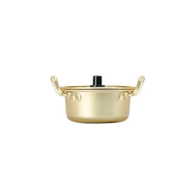 Casserole en aluminium dorée S