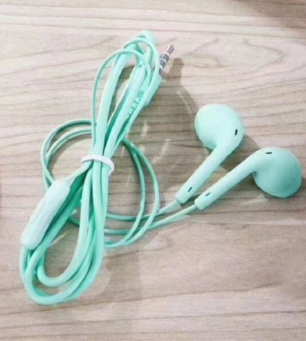 Căști bas jack de 3,5 mm verde