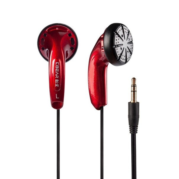 Căști jack de 3,5 mm K1677 roșu 1