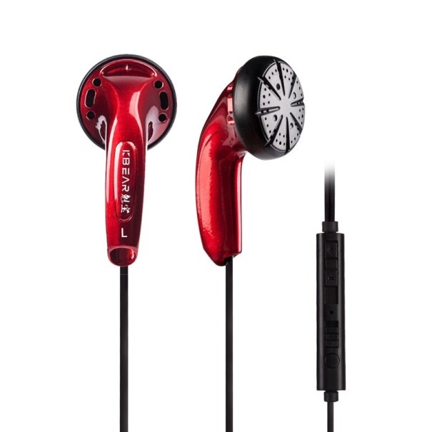 Căști jack de 3,5 mm K1677 roșu 2