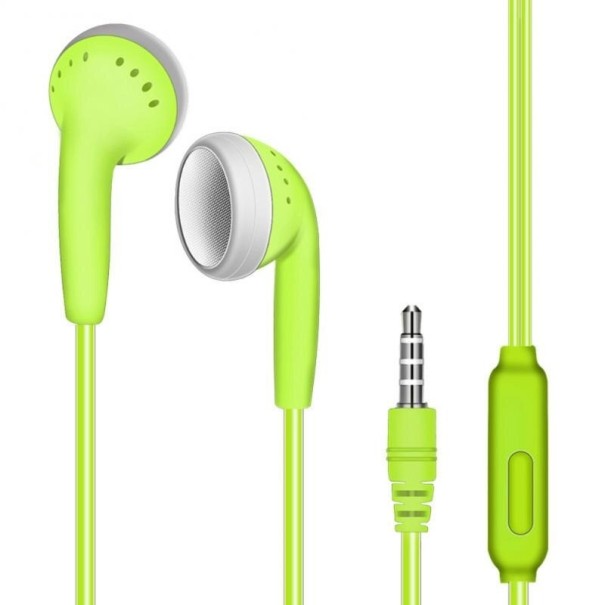 Căști jack de 3,5 mm K1805 verde