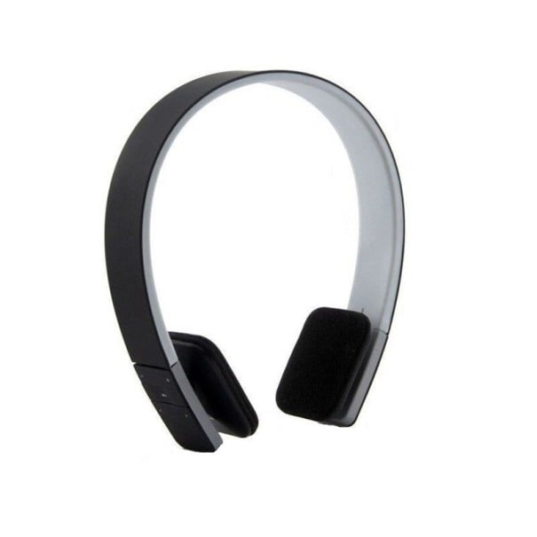 Căști wireless pe cap cu adaptor Bluetooth și microfon încorporat Bluetooth 5.0 Controlul redării muzicii Baterie 400 mAh negru
