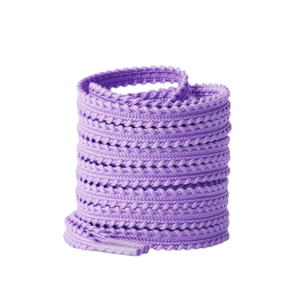 Casual elastische schoenveters 160cm ronde touw polyester schoenveters elastische veter stijlvolle accessoire sneakers schoenen vrijetijdsbesteding paars