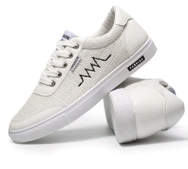 Casual sneakers voor heren wit 39