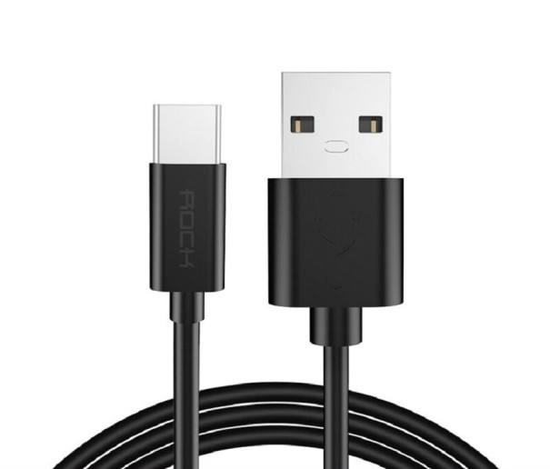 Cavo dati USB / USB-C 3 pz K659 nero 25 cm