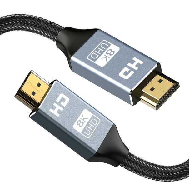 Cavo di collegamento HDMI 2.1 M/M K986 grigio 3 m