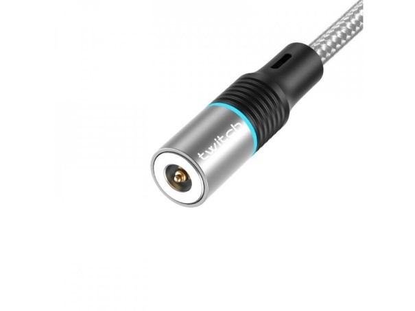 Cavo di ricarica USB magnetico K447 argento 1 m
