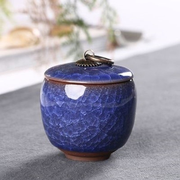 Ceainic din ceramica albastru inchis 2