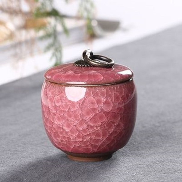 Ceainic din ceramica roz 2