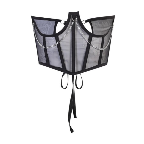 Ceinture amincissante pour femmes avec lacets noir S