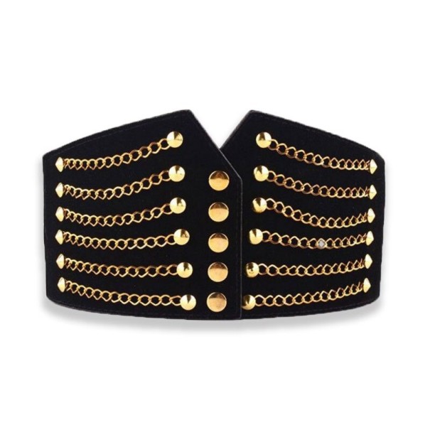 Ceinture corset pour femme L63 noir