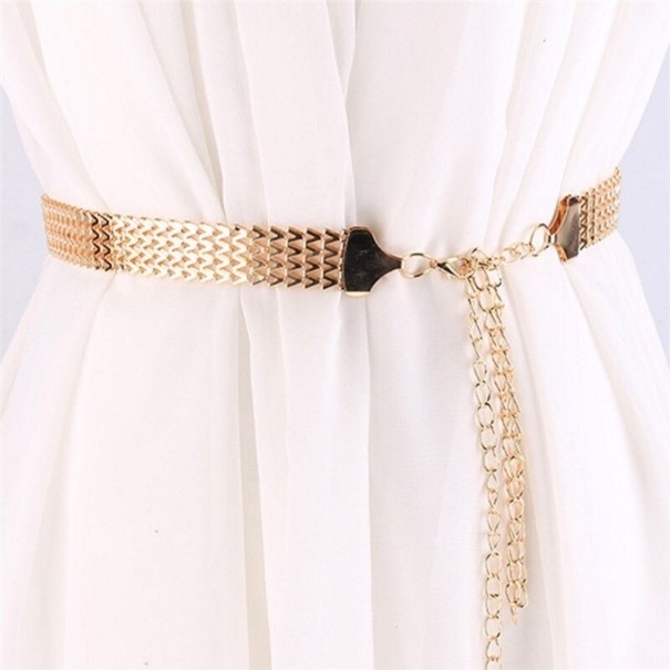 Ceinture dorée pour femme l156 1