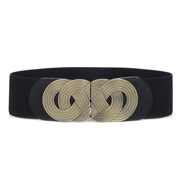 Ceinture élastique pour femme L54 noir