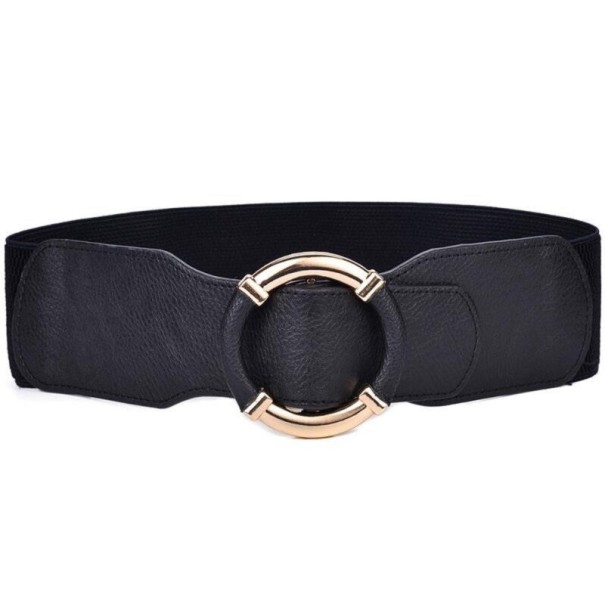 Ceinture élastique pour femmes L57 noir M