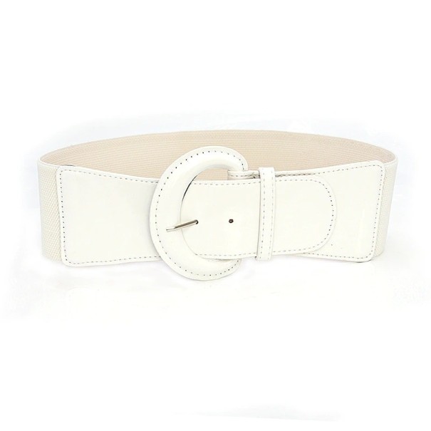 Ceinture élastique pour femmes L73 blanc