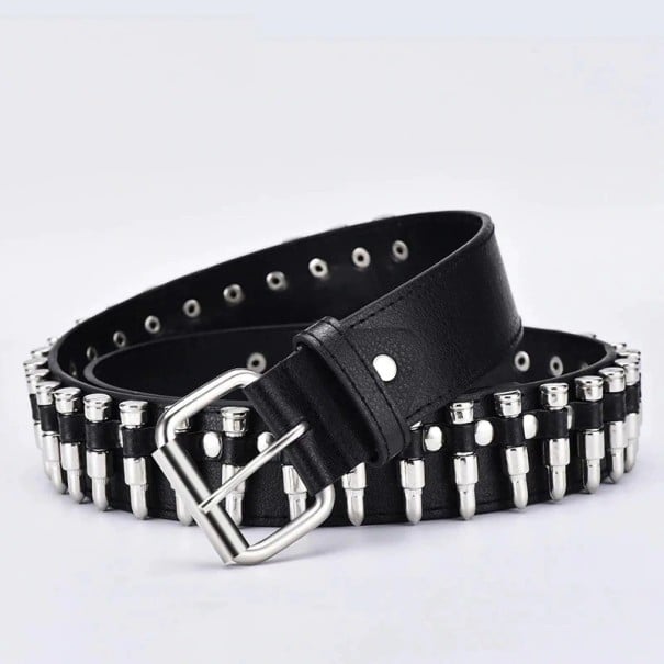 Ceinture en cuir pour femme avec des cartouches 1