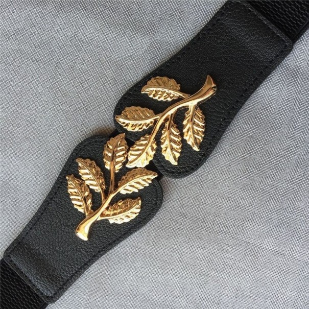 Ceinture en cuir pour femme L44 noir