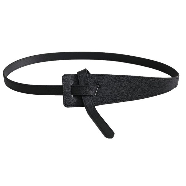 Ceinture en cuir pour femmes L31 noir