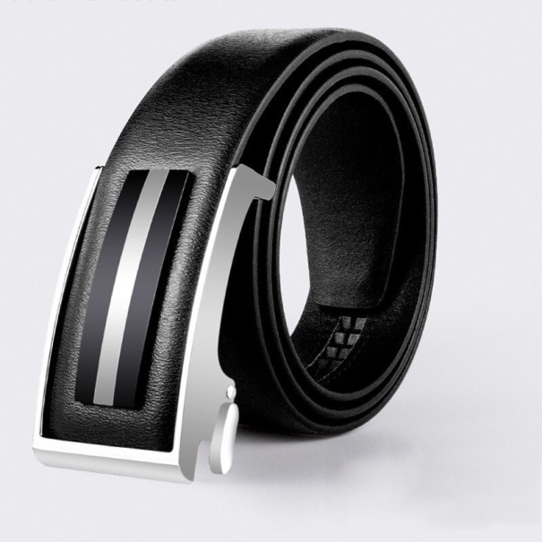 Ceinture en cuir pour homme L381 125 cm 4