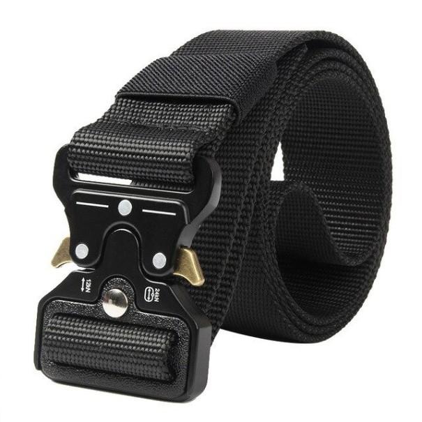 Ceinture en nylon pour femmes noir