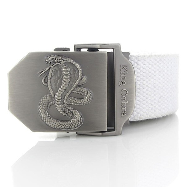 Ceinture en tissu avec cobra 90 cm 10