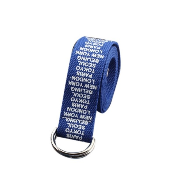 Ceinture en tissu L273 bleu
