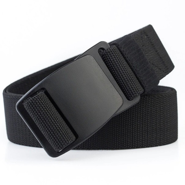 Ceinture en tissu L332 noir 120 cm