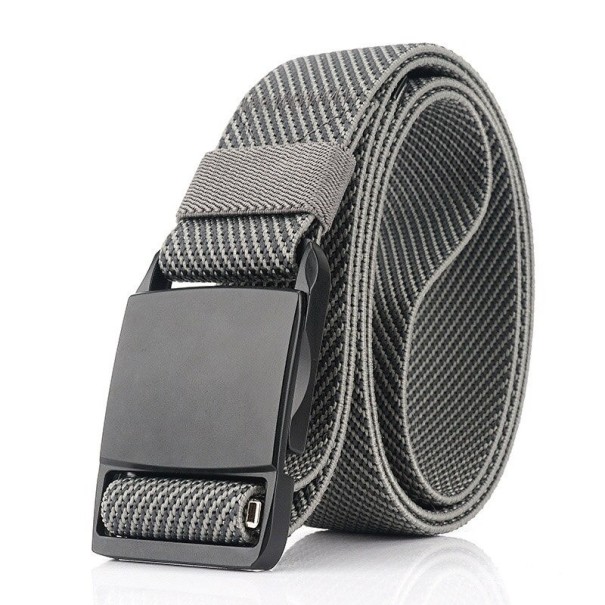 Ceinture en tissu L462 gris