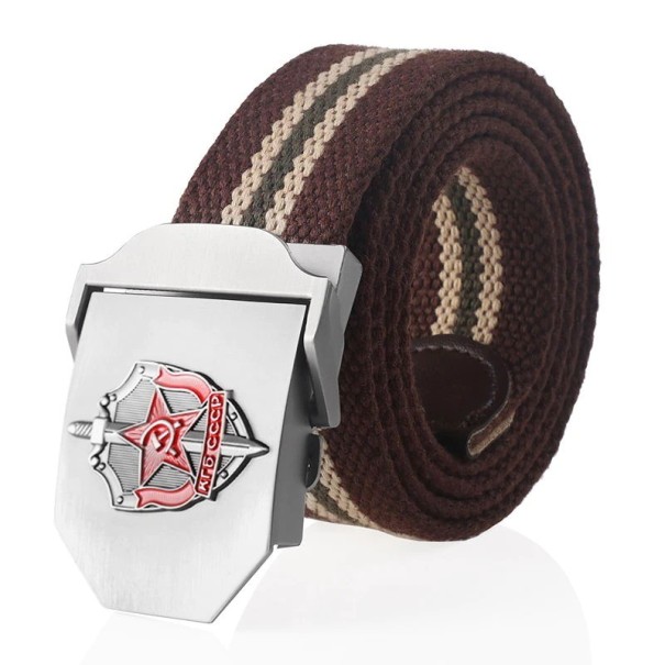 Ceinture en tissu pour homme L358 100 cm 10