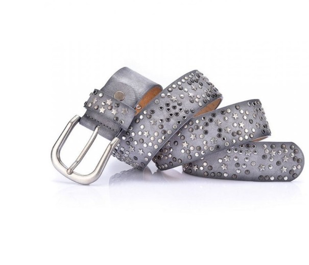 Ceinture Femme avec Étoiles gris 110 cm