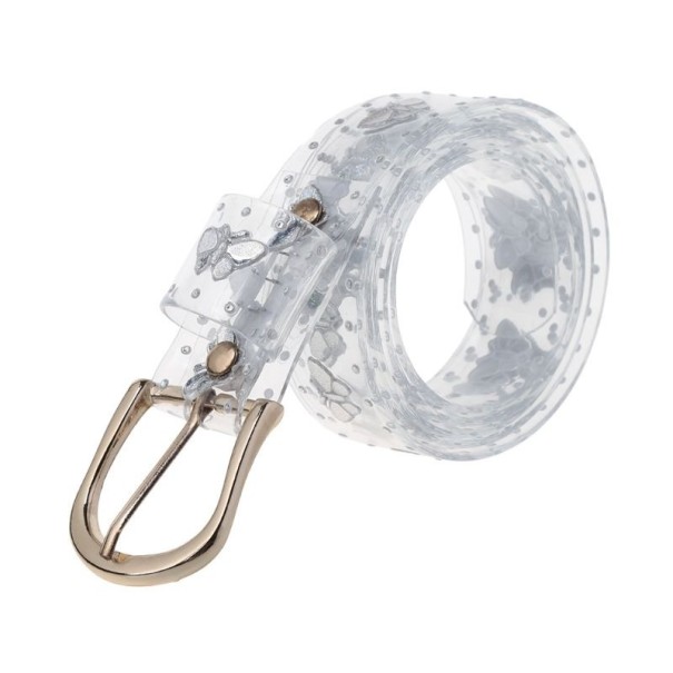 Ceinture Femme avec Papillons transparent