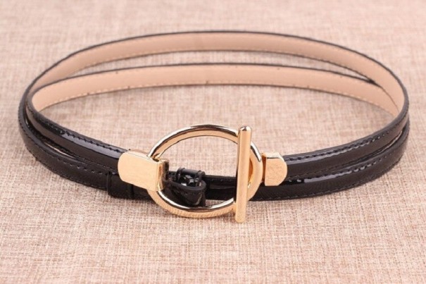 Ceinture fine pour femme L102 noir