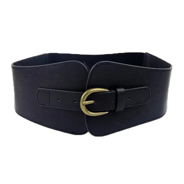 Ceinture large pour femme C992 noir