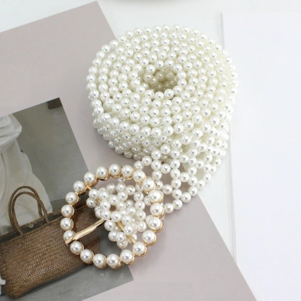 Ceinture perle pour femme L99 1