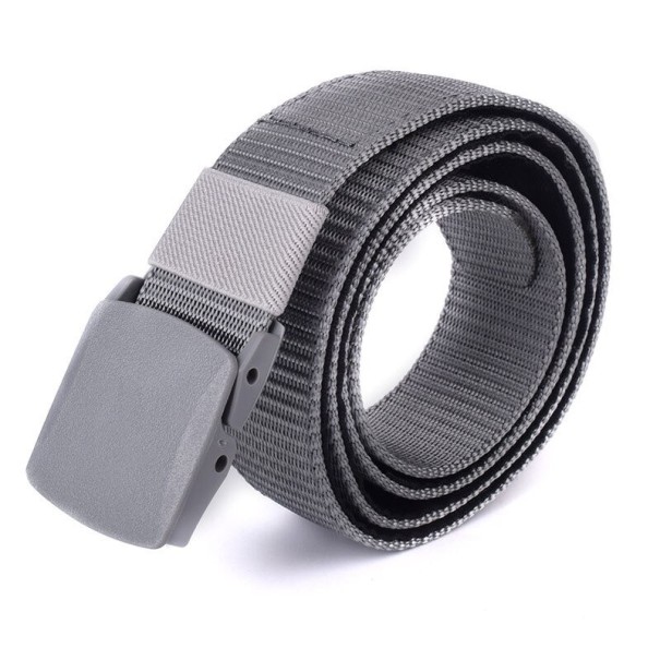 Ceinture pour homme avec poche gris