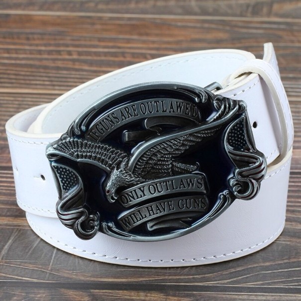 Ceinture pour homme C1050 blanc 2