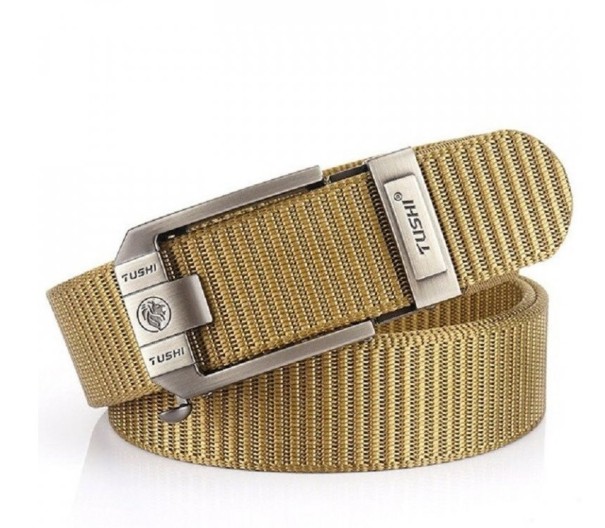Ceinture pour homme L284 jaune foncé 2