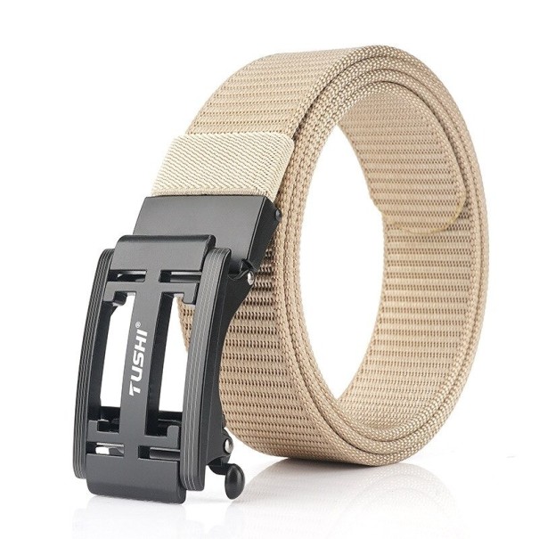Ceinture pour homme L327 beige 105 cm