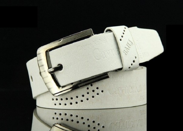 Ceinture pour homme L350 blanc 110 cm